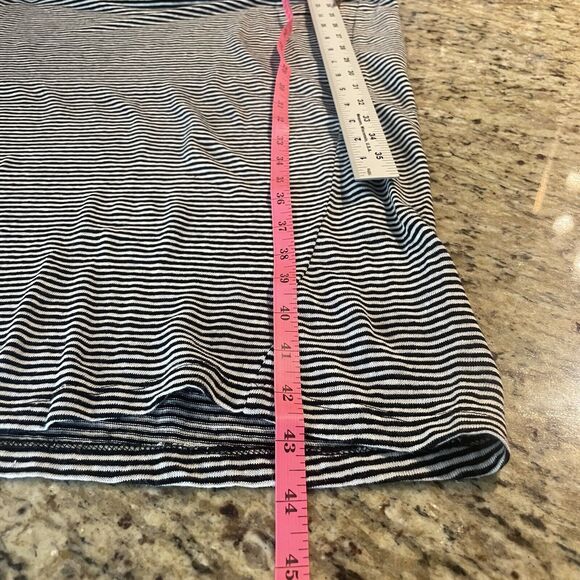 ALC Women’s Size XS Black And White Striped Linen Classic Tank Dress - Picture 10 of 10